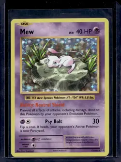 Mew 2016 Pokemon XY Evolutions Holofoil Rare 53/108 Pokemon TCG (VLP) - Image 1