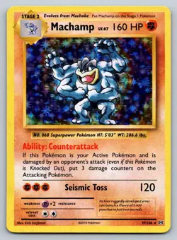 Machamp - Evolutions - Holo - Rare - 59/108 - Pokemon - - NM - Image 2