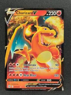 Charizard V 017 Pokemon Brilliant Stars 2022 NM 🔥🔥🔥 - Image 1