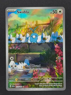 Swablu 213 Pokemon PAR Paradox Rift 2023 NM 🔥🔥🔥 - Image 1