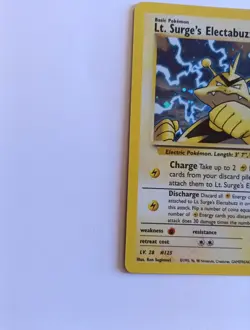 Pokemon Gym Heroes Lt. Surge's Electabuzz- Near Mint- Vintage WOTC 06/132 - Image 4