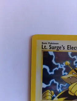 Pokemon Gym Heroes Lt. Surge's Electabuzz- Near Mint- Vintage WOTC 06/132 - Image 5