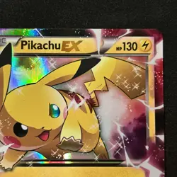 Pokemon TCG Black Star Promo Holo Pikachu EX XY84 - Image 4