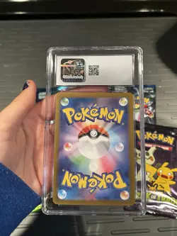 Pokemon Lycanroc CGC 9.5 Slab Plus 4 KOR Packs and One Trick Or Trade Pack Lot - Image 3