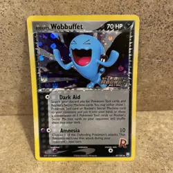 Rocket's Wobbuffet - 47/109 Pokemon Team Rocket Returns -Reverse Holo Stamped LP - Image 2