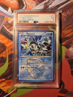 Kyurem Pokemon 2013 Plasma Freeze 31/116 Holo Graded PSA 5 wow Look FAST - Image 1