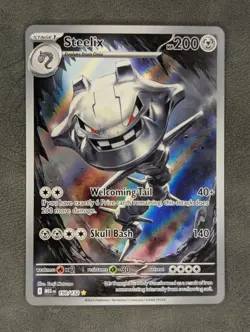Steelix 150/132 Pokemon TCG Illustration Rare ME01: Mega Evolution Near Mint - Image 2