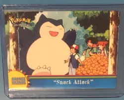2000 Topps Pokemon Series 3 Snack Attack Snorlax #OR11 (Blue Logo) - Image 1