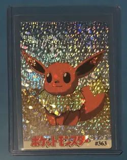 Vintage 1999 Pokemon Pocket Monsters Vending Eevee #363 Prism - Image 1