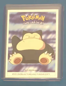 Vintage 2000 Pokemon Dunkin Boomer Snorlax #143 - Image 1