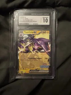 Toxtricity EX Illustration Contest 2024 Black Star Promo Graded CGC Gem Mint 10 - Image 1