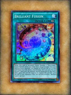 Yugioh Brilliant Fusion MP16-EN082 Super Rare 1st Ed NM - Image 1