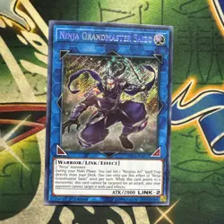 Yugioh! Ninja Grandmaster Saizo SHVA-EN011 Secret Rare 1st Edition NM - Image 1