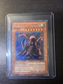 Yu-Gi-Oh Harpie's Pet Dragon Unlimited Edition FMR-002 Prismatic Secret Rare - Image 1