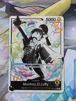 One Piece CCG Monkey.D.Luffy ST29-001 Leader Alt Art Starter Deck (EGGHEAD) - Image 1