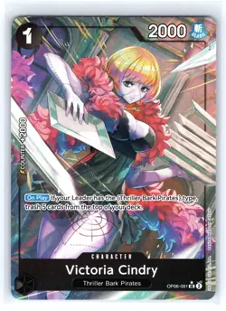 Victoria Cindry (Full Art) OP06-091 Premium Booster Foil NM One Piece - Image 1