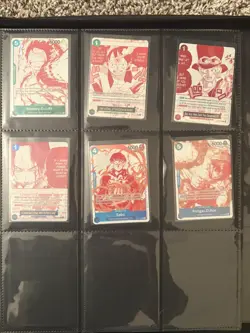 One Piece OP13 3rd Anniversary Treasure Pack Campaign Foil Promo Set of 6 - Image 1