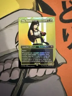 MTG Tifa, Martial Artist Borderless FOIL FINAL FANTASY FIC - Image 1