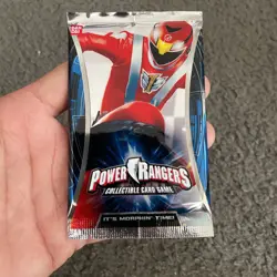 2008 Power Rangers Collectible Card Game Booster Pack - Rare - Image 5