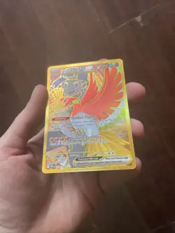 Pokemon TCG Destined Rivals Ethan's Ho-Oh EX Ultra Rare Full Art Card 239 - Image 3