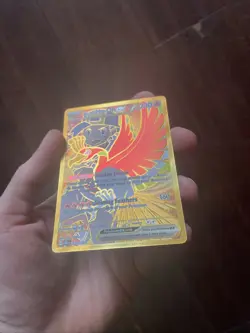 Pokemon TCG Destined Rivals Ethan's Ho-Oh EX Ultra Rare Full Art Card 239 - Image 5