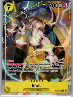 Enel (Alt Art) OP05-100 English - One Piece Card - NM - Image 1