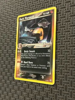 Pokemon Card EX Team Rocket Returns Dark Marowak 7/109 Rare - Image 4