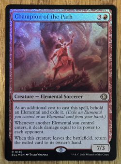 MTG: Lorwyn Eclipsed, Champion of the Path - Foil - Image 1