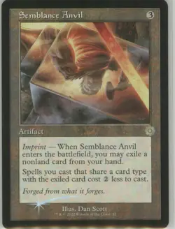 Semblance Anvil 52 Retro Border Foil Near Mint BRR MTG - Image 1
