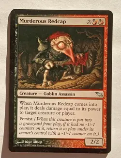 Magic MTG - Murderous Redcap - Shadowmoor - LP - Image 1