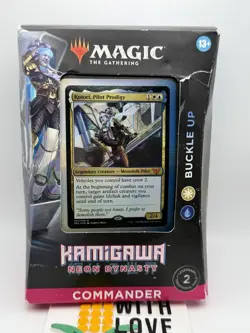 Kamigawa: Neon Dynasty Commander Deck - Buckle Up MTG Brand New Sealed - English 195166105352 - Image 1