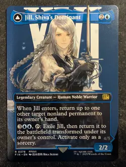 Jill, Shiva's Dominant - Borderless - UB: Final Fantasy (MTG) - Image 1