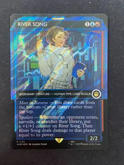 River Song (SHOWCASE SURGE FOIL) Doctor Who MAGIC/MTG - Image 1