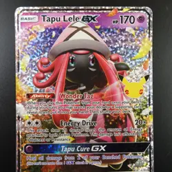 Tapu Lele GX 60/145 Pokemon Celebrations Classic Collections Holo Full Art Card - Image 2