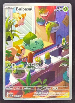 2024 Pokemon SV Stellar Crown - SCR EN #143 Bulbasaur - Image 1