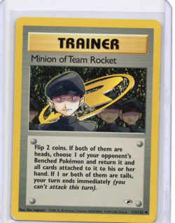 Minion of Team Rocket 111/132 Gym Challenge Pokemon TCG WOTC HP - Image 1