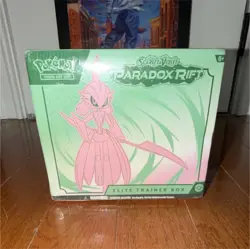 Pokemon TCG Scarlet & Violet Paradox Rift Elite Trainer Box Iron Valiant - Image 1