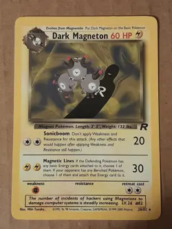 Pokemon Dark Magneton 28/82 Team Rocket Rare LP See Pictures - Image 1