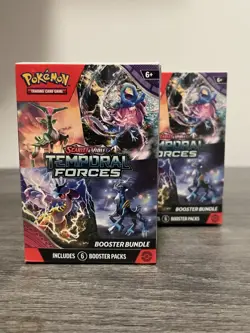 2x Pokemon TCG Scarlet & Violet Temporal Forces Booster Bundle (12 Packs) SEALED - Image 3