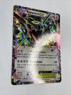 Shiny Rayquaza EX XY69 2015 Pokemon TCG Ultra Rare Black Star Promo - Image 2