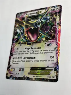 Shiny Rayquaza EX XY69 2015 Pokemon TCG Ultra Rare Black Star Promo - Image 3