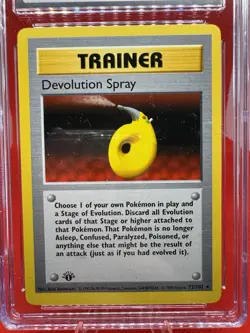 1999 Pokemon Devolution Spray Base Set 1st Edition 72/102 CGC MINT 8 TCG Vintage - Image 2