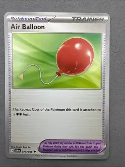 Pokemon TCG * SV Black Bolt 079/086 Air Balloon Uncommon * FRESH PK - Image 1