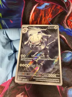 Pokemon TCG Steelix 150/132 Illustration Rare, Mega Evolution, NM/M Condition - Image 2