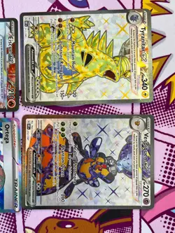 Pokemon - Obsidian Flames Full Art BUNDLE (x4) - w/ Tyranitar ex, Ortega - NM/M - Image 2