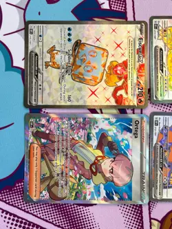 Pokemon - Obsidian Flames Full Art BUNDLE (x4) - w/ Tyranitar ex, Ortega - NM/M - Image 3