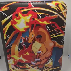 Pokemon Charizard 3-Ring Binder 9-Pocket Flexible Cover Album for Pokemon TCG - Image 1