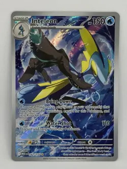 Inteleon 142/132 Me01: Mega Evolution Illustration Rare IR Pokemon Holo NM - Image 1