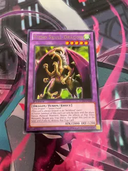 YUGIOH - FIEND SKULL DRAGON - RARE - LCJW - 1ST ED - NM - Image 1