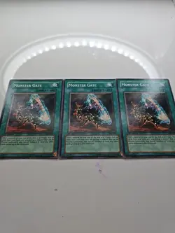 Yugioh Monster Gate AST-039 Ancient Sanctuary 1st Edition x3 Playset NM - Image 2